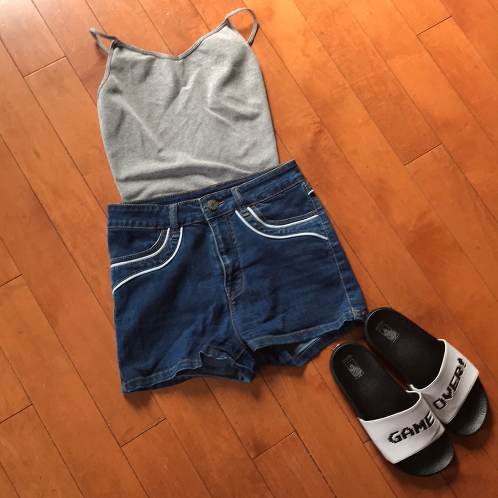 BDG high rise 70s inspired shorts